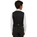  Big Boys Shadow Check Vest Black Xl 1820