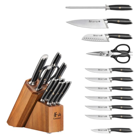  L Series 12-Piece German Steel Forged Knife Set