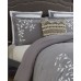 . Laurel Park Autumn Chain Embroidered Cotton Queen Comforter Set Bedding