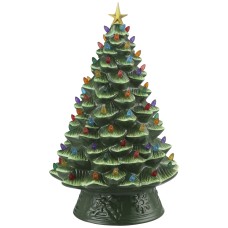 Ceramic Lighted Nostalgic Christmas Tree