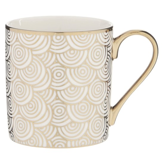  Mosaic 6-Pc. Gold Plated Mugs