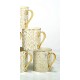  Mosaic 6-Pc. Gold Plated Mugs