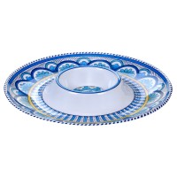 Certified International Topaz Melamine Chip n Dip