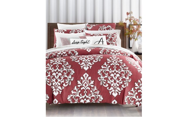  Damask Designs Outline Damask 300-Thread Count 3-Pc. Full