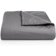 Charter Club Damask Solid 550 Thread Count Supima Cotton King Duvet Cover Horizon
