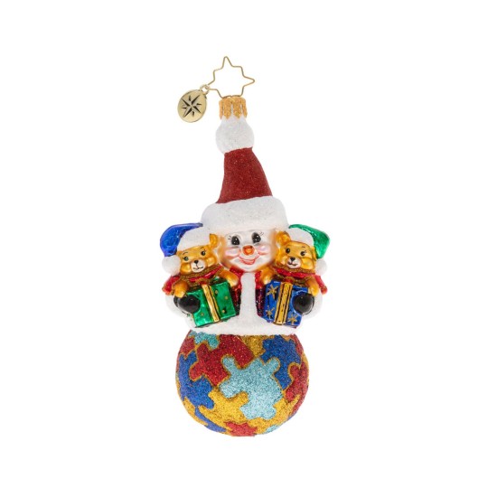  Hand Crafted European Glass Christmas Ornament