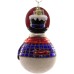  Hand-Crafted European Glass Christmas Ornaments, Jolly All A-Round Snowman