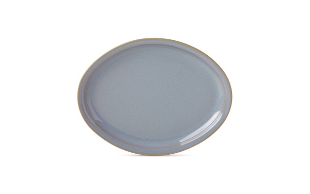  Haldan 14″ Oval Serving Platter, Blue