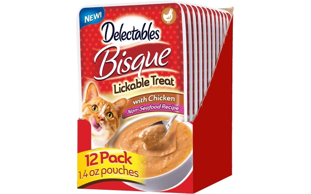  Bisque Lickable Wet Cat Treat – Chicken (Pack of 12)