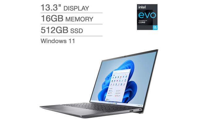  Inspiron 13.3″ Intel Evo Platform Laptop – 16 GB RAM – 512 GB SSD – 11th Gen Intel Core i5-11320H – Windows 11
