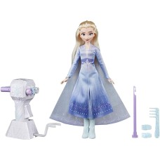 Disney Frozen II Sister Style Elsa Fashion Doll Braiding Tool & Hair Clips