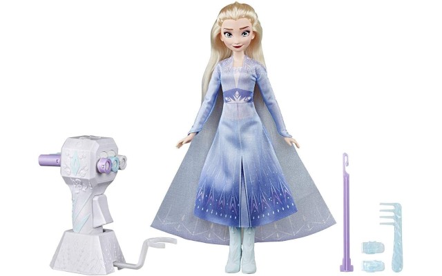  II Sister Style Elsa Fashion Doll Braiding Tool & Hair Clips