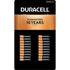 Duracell AAA Alkaline Batteries, 32-count