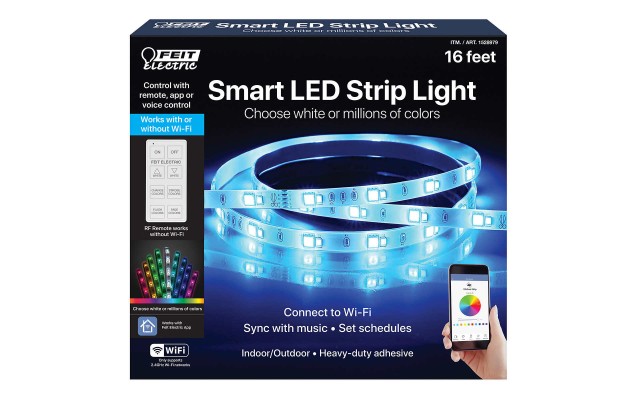  Wi-Fi Smart Voice Assistant Control 16′ LED Strip Light