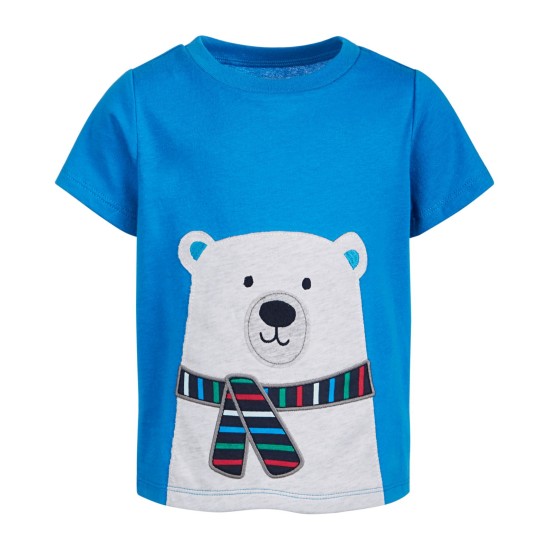  Baby Boys Polar Bear Cotton T- Indigo Bunting 12 Months