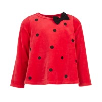 First Impressions Baby Girls Long-Sleeve Dot Top 6-9 Months