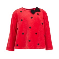 First Impressions Baby Girls Long-Sleeve Dot Top 6-9 Months