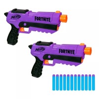 Fortnite-themed DP-E Blaster Nerf gun (Pack of 2)