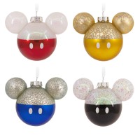 Hallmark Disney Mickey Mouse Icon Ornaments, Set of 4