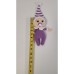 Handmade Amigurumi Baby Wool For Girls or Boys Funny Soft Toys Safety For Kids, Purple Baby - 3.14 inches
