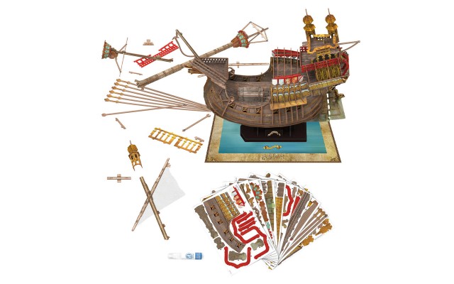 Harry Potter Super Detailed 3D Model Kit Puzzle – Durmstrang Ship