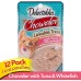  Delectables Chowder Lickable Wet Cat Treats for Kitten, Adult & Senior Cats (Tuna & Whitefish, Pack of 12)
