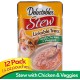  Delectables Stew Chicken & Veggies Lickable Cat Treat (Chicken & Veggies, 12 Pack)