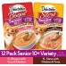  Delectables Stew Lickable Wet Cat Treats for Adult & Senior Cats (Chicken & Tuna, Pack of 12)