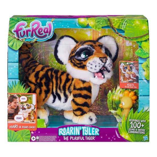  FurReal Friends Roaring Tyler The Playful Tiger Interactiv Plush Toy 4+ Years