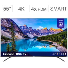 Hisense 55″ Class – R8F Series -4K ULED Roku Smart LED LCD TV