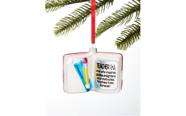  All About You Teacher Book Ornament
