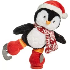 Holiday Lane Animated Musical Plush Ice Skating Penguin