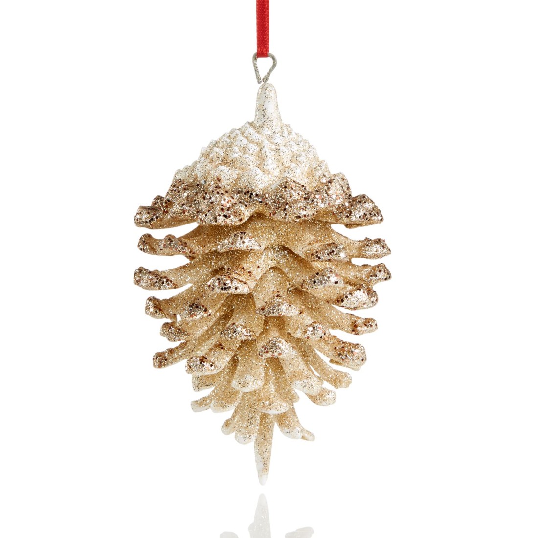 Holiday Lane Birds & Boughs Glitter Pinecone Ornament