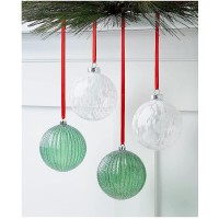 Holiday Lane Birds & Boughs Shatterproof Ornaments, Set of 4