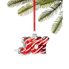 Holiday Lane Peppermint Twist Joy Christmas Ornament