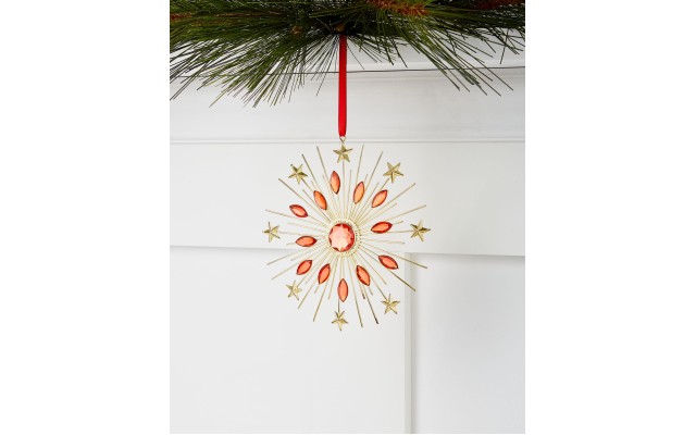  Renaissance Beaded Starburst Ornament