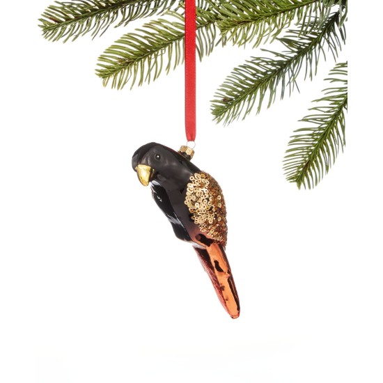  Safari Molded Glass Bird Ornament