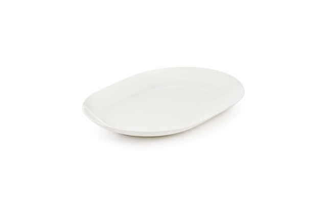  Bone China 17″ Deep Oval Platter White