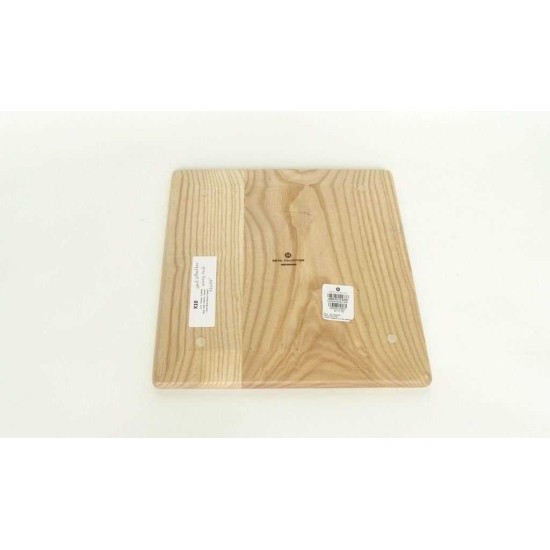  Serveware 11.6×11.6 Brown Wood Cheeseboard Tempered Glass