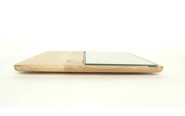 Serveware 11.6×11.6 Brown Wood Cheeseboard Tempered Glass