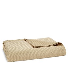 Hudson Park Luxe Block Matelasse Full/Queen Coverlet