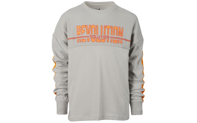Ideology Big Boys Graphic Thermal T-Shirt, Heather Grey, L