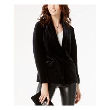 INC International Concepts INC Velvet Blazer One Button Lapels Slim Fit Casual Business Work Jacket