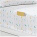 JLA  Kids Safari Polyester 3 Piece Twin Sheet Set with Storage Pocket