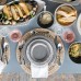  Berry & Thread French Panel Stone Grey Side/Cocktail Plate