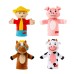 Jumbo Wood Puppet Theater with Four Puppets