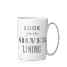 Kate Spade Simply Sparkling Mug Look For The Silver Lining
