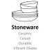 Kiesling 16 Piece Hard Square Dinnerware Set