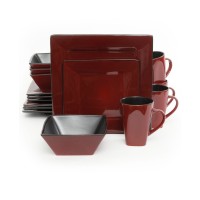 Kiesling 16 Piece Hard Square Dinnerware Set