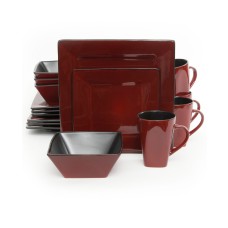 Kiesling 16 Piece Hard Square Dinnerware Set